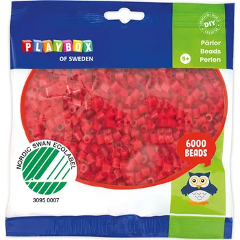 zažehlovací korálek Zažehlovací korálky, 6000 ks - červené