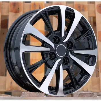 Alu kolo Alu kola Racing Line B1846, 15x6 4x100 ET40, černá + leštění