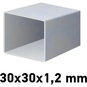 Stavební profil Pozinkovaný jeklový profil 30x30x1,2 mm 6 m (JOKL-30x30x1.2-ZN-6)