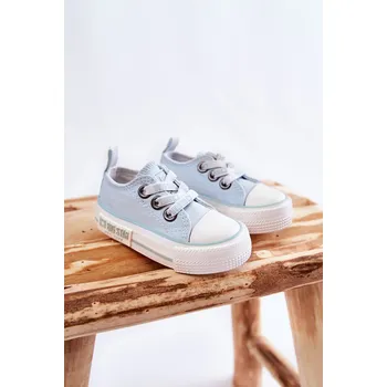 Dívčí tenisky Dětské látkové tenisky BIG STAR KK374053 Barva: Modrá, Velikost: 48