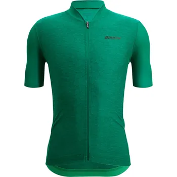 cyklistický dres Santini Colore Puro green - dres kr.rukáv
