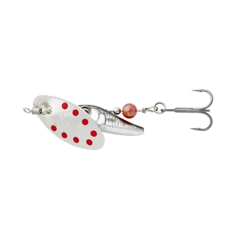 Nástraha SAVAGE GEAR - Třpytka Sticklebait Spinner vel.2 - 7,3g - Dirty Silver Red