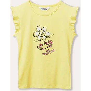 Dívčí tričko Dívčí tričko - Winkiki WKG 31101, žlutá Barva: Žlutá, Velikost: 104