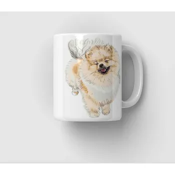 Hrnek Pomeranian - Červená