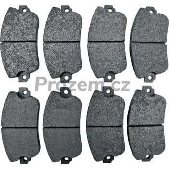 Brzdová destička Sada brzdových destiček 8 ks, 109x51 mm pro Merlo, 046917, 025964