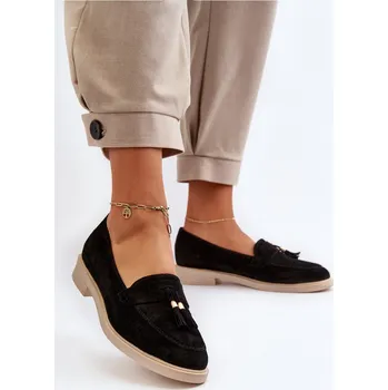 Dámské mokasíny undefined Barva: Černá, Velikost: 36