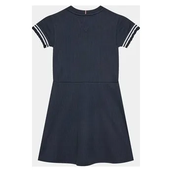 Dámské šaty Tommy Hilfiger Každodenní šaty KG0KG07784 D Tmavomodrá Regular Fit 14Y