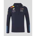 Týmová mikina s kapucí na zip Red Bull Racing F1 2024 tmavě modrá L