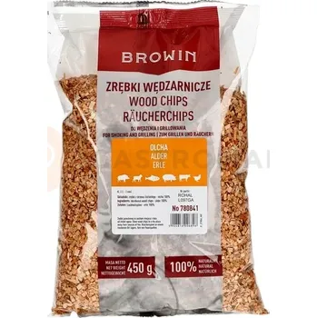 Štěpky na uzení/grilování, olše, 450 g, kl. 2 | BROWIN, 780841