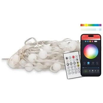 LED páska Ksix barevné LED koule 2x5m, RGB, dálkové ovládání