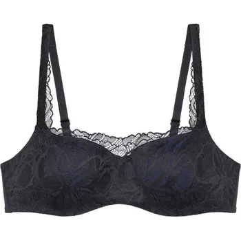 Oblečení a móda Dámská podprsenka Body Make-Up Illusion Lace Balconette - Triumph černá (0004) 085D