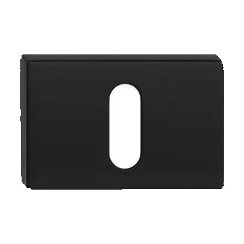 Dveřní kování Dolní štít na klíč CORONA U- Černý matný