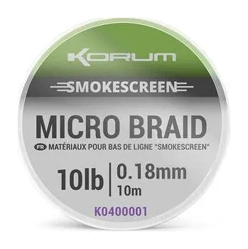 Korum Návazcová šňůra SMOKESCREEN MICRO BRAID 15LB 10m