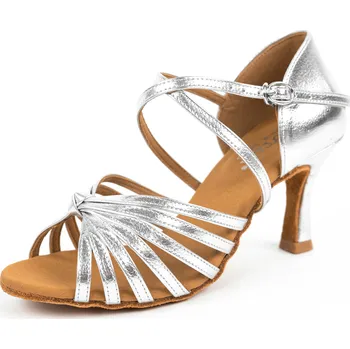 Dámské lodičky Dámské taneční boty Botan BL-18 stříbrná 7,5 cm Flare Velikost: 41
