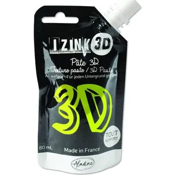 Výtvárné potřeby IZINK 3D reliéfní pasta 80 ml/bamboo, zářivě zelená