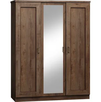 Ložnicová sestava Šatní skříň se zrcadlem TADEÁŠ T-15 dub lefkas