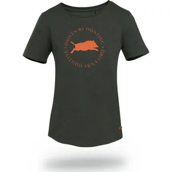 Dámské tričko Swarovski - Hunting triko dámské Tmavě zelená S