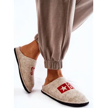 Dámské pantofle Domácí pantofle Big Star KK276021 Barva: Béžová, Velikost: 36