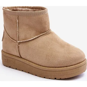 Dětská běžecká obuv Dětské zimní boty s izolací Big Star MM374056 Barva: Béžová, Velikost: 30