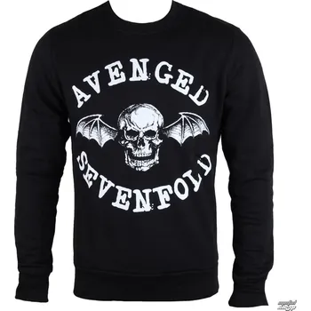 Pánská mikina mikina bez kapuce pánské Avenged Sevenfold - Classic Deathbat - ROCK OFF - ASSWT14MB - L