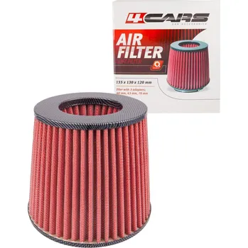 Vzduchový filtr 4CARS VZDUCHOVÝ FILTR + NÁSTAVCE - 90830