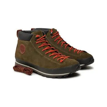 Pánská sportovní obuv Trekingová obuv Lomer Bio Naturale Mid Mtx Suede 50085/A Khaki 42