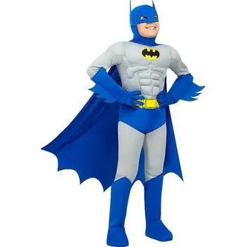 Karnevalový kostým Funiglobal - Deluxe kostým Batman The Brave and the Bold pro chlapce - 7-9 years