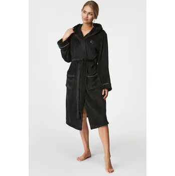 Dámský župan Astratex Dámský župan Terry s kapucí černá L/XL