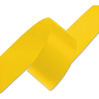 Stuha Stuha saténová 40mm - žlutá - 1m
