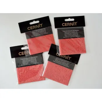 Modelovací hmota Polymerová textura 90 x 90 mm vzor F