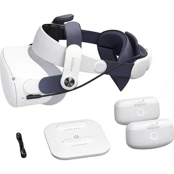 Příslušenství pro VR BOBOVR M2 Plus Head Strap Twin Battery dvoubateriový pásek na hlavu + 2 baterie pro Quest 2
