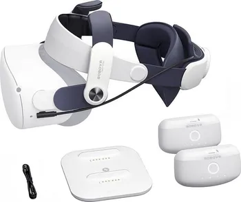 Příslušenství pro VR BOBOVR M2 Plus Head Strap Twin Battery dvoubateriový pásek na hlavu + 2 baterie pro Quest 2