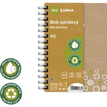 Blok Blok spirála A5 80l ECO LUMA