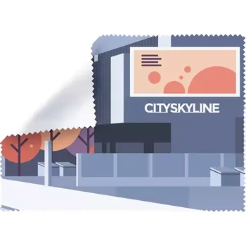 Sluneční brýle Dioptry RPET RPET čistící hadřík na brýle - bílá - AP874015-01