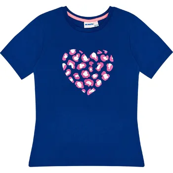 Chlapecké tričko Dívčí tričko - Winkiki WJG 91407, tmavě modrá Barva: Modrá tmavě, Velikost: 128