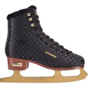 Zimní brusle Crowned SANNUR dámské Černá, Hnědá
