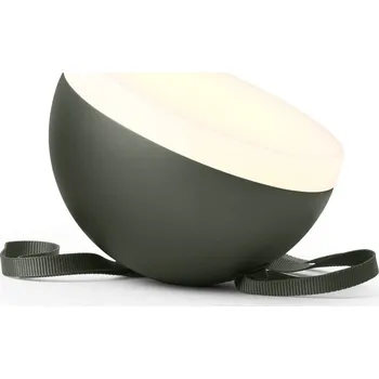 Stojací lampa NEW WORKS Přenosná lampa Sphere Adventure, Deep Green