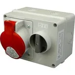 SEZ BZS 3253 Blokovaná zásuvka se spínačem 400V, IP44, 32A, 5-pól