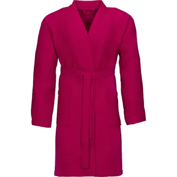 Vaflový župan VOSSEN do sauny, CRANBERRY, unisex - vel. S