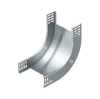 kabelová chránička OBO RBV 610 S FT Svislý oblouk 90°, stoupající, 60x100, Ocel, žárově zinkováno