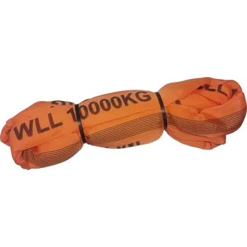 Upínací popruh Nekonečná textilní smyčka 10 t - užitná délka 3 m (IT-401103) (Kruhová zvedací textilní smyčka pro zvedání nebo kotvení těžkých břemen s nosností 10.000 kg v přímém zavěšení. Obvod 6 m / užitná délka 3 m.)