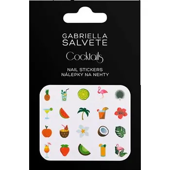 Gabriella Salvete Cocktails Body and Nail Stickers - Nálepky na nehty ( 20 ks )