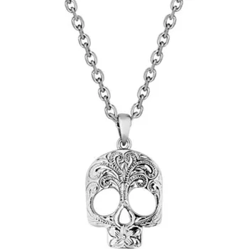 Přívěsek Genco Náhrdelník z chirurgické oceli lebka GPSS808 Barva: Steel