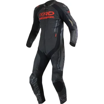 Moto kombinéza XRC Circuito men Tech10 compatible suit black/grey/red vel. 52