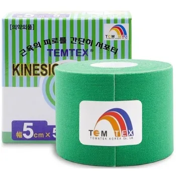TEMTEX Kinesiology Tape 5 cm x 5 m, zelená