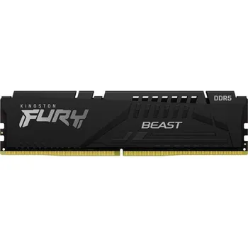 Počítač KINGSTON DIMM DDR5 8GB 5200MT/s CL40 FURY Beast Černá