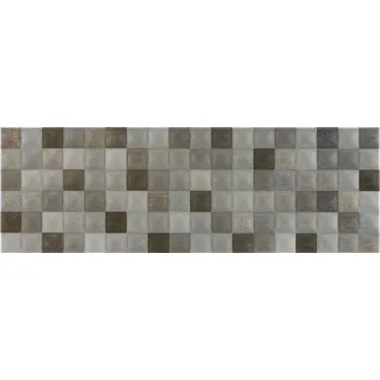 Obklad EBS Kenya dekor 20x60 3D silver lesklý
