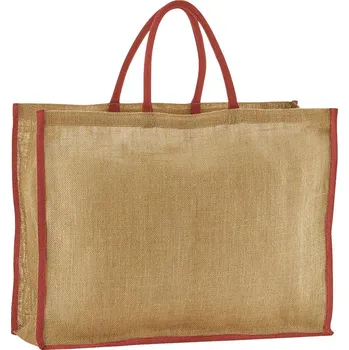 Nákupní taška Westford Mill Velká nákupní jutová taška Barva: přírodní - oranžová