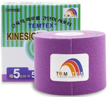 Tejpovací páska TEMTEX Kinesiology Tape 5 cm x 5 m