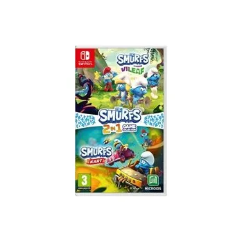 Hra pro Nintendo Switch The Smurfs 2 in 1 Game Collection: The Smurfs: Mission Vileaf + Smurfs Kart (SWITCH)